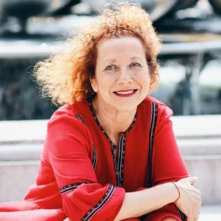 Chantal, souriante